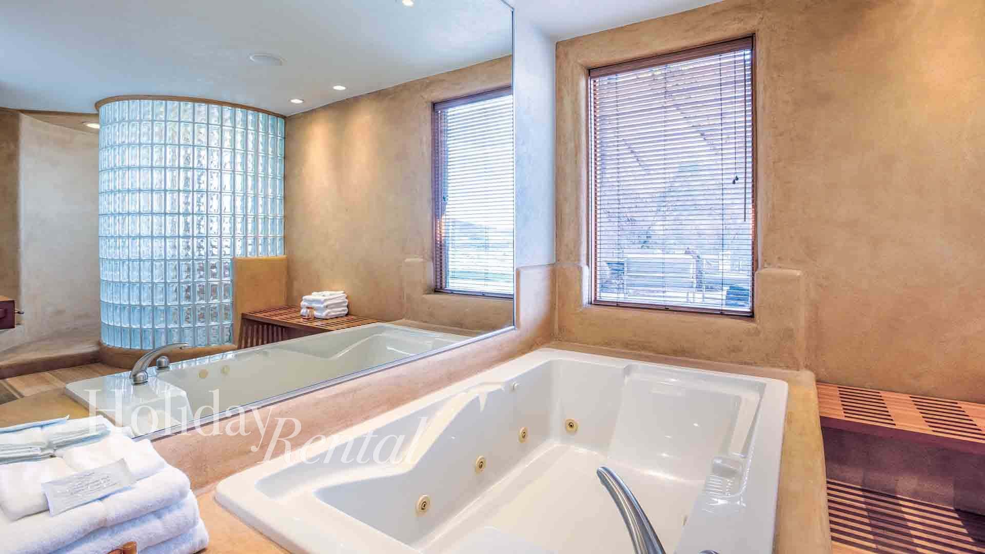 Bathroom 3 - En Suite for Bedroom 3 including soaking tub and walk-in shower